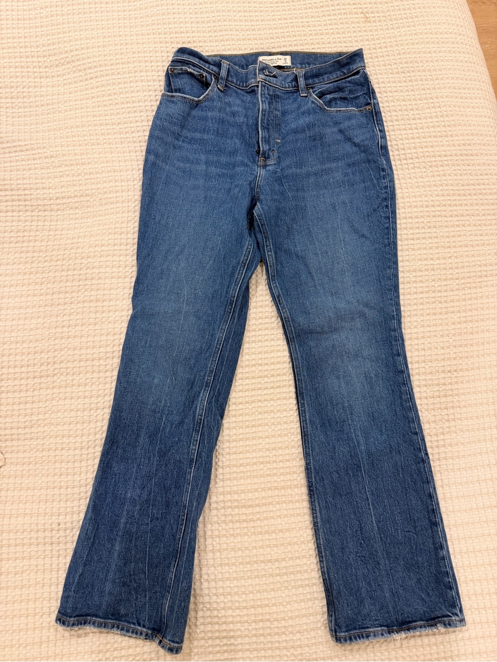 Abercrombie & Fitch Blue Bootcut Jeans